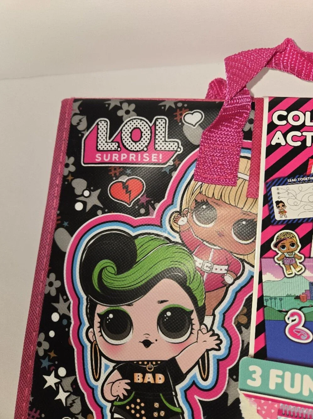 L.O.L. Surprise! Coloring Activity Set - Pink & Black NEW
